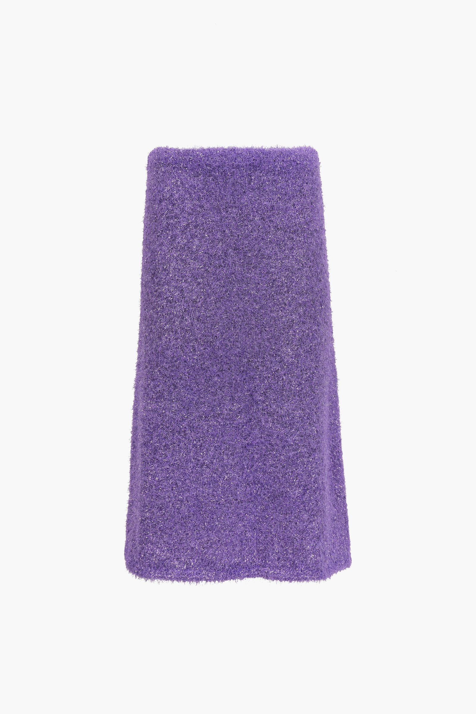 Image of GREENWICH KNIT SKIRT IN PURPLE TINSEL
