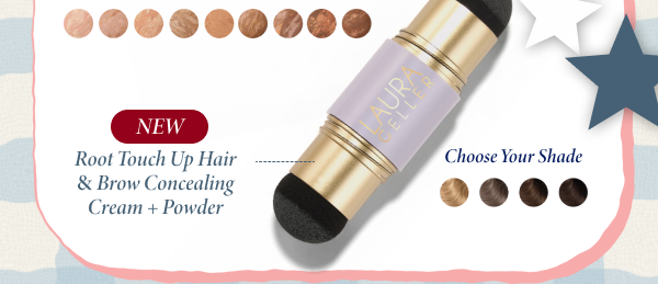 Root Touch Up Hair & Brow Concealing Cream + Powder