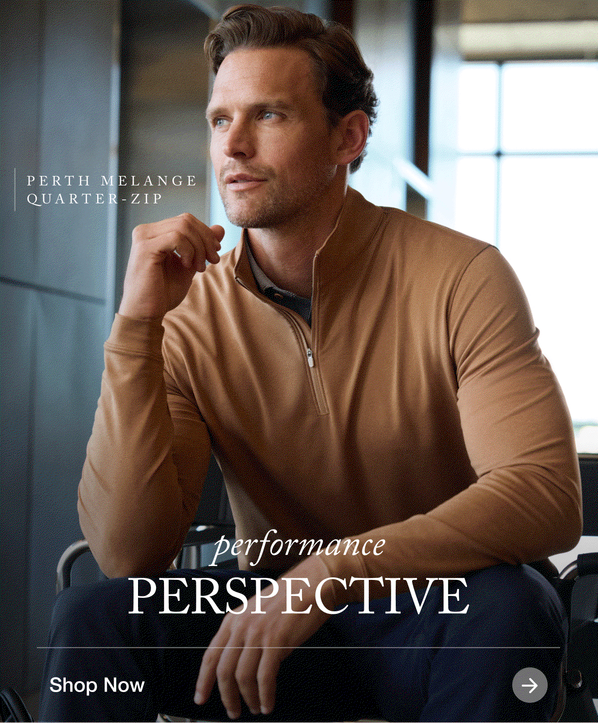 Performance Perspective | Perth Melange Quarter-Zip | Shop Now