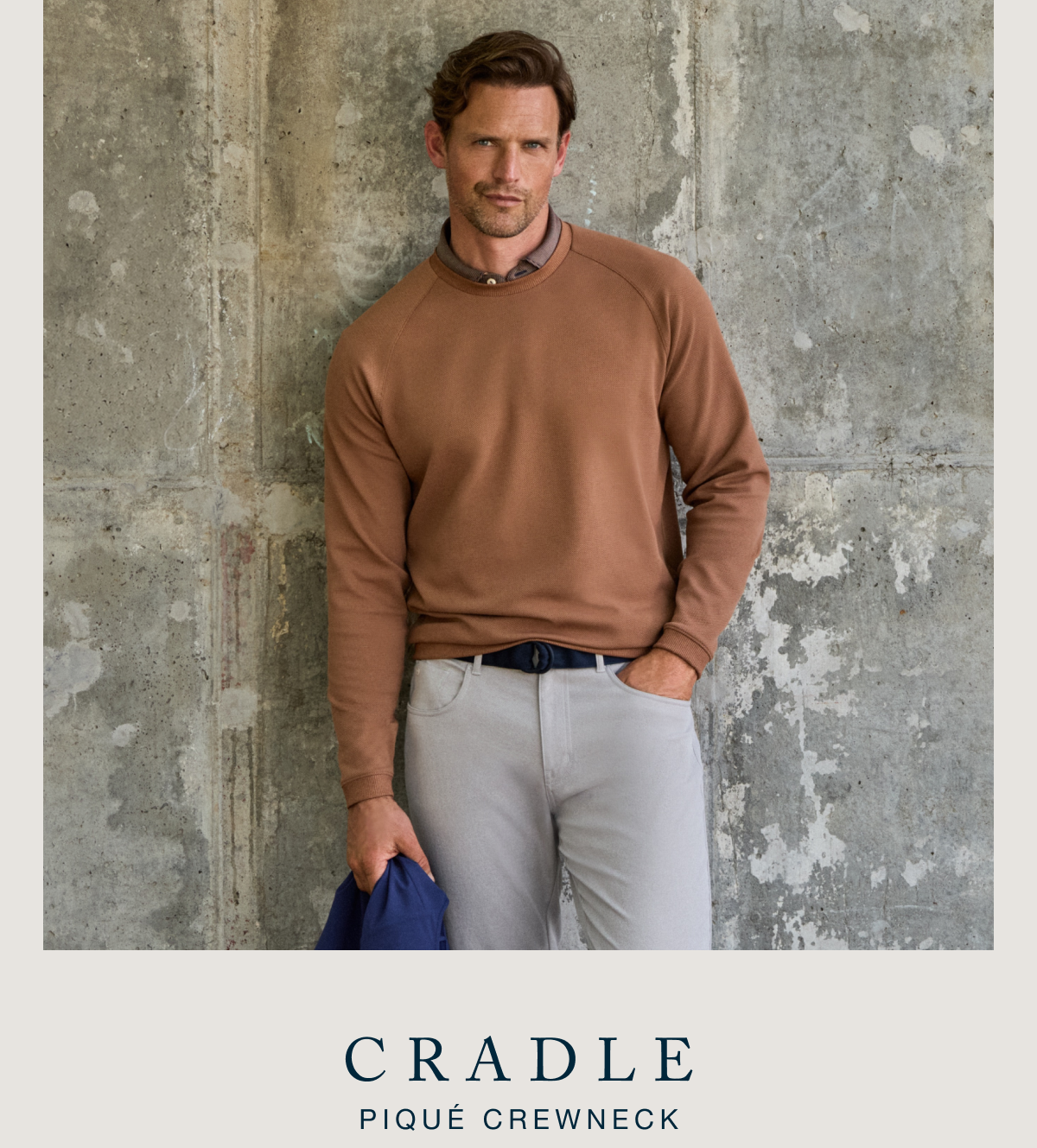 Cradle Piqué Crewneck | Shop Now