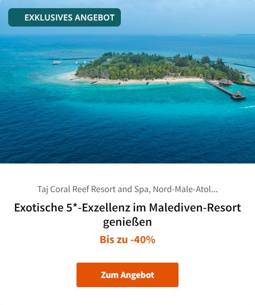 Exotische 5*-Exzellenz im Malediven-Resort genießen