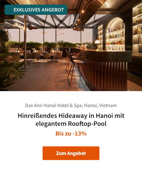 Hinreißendes Hideaway in Hanoi mit elegantem Rooftop-Pool