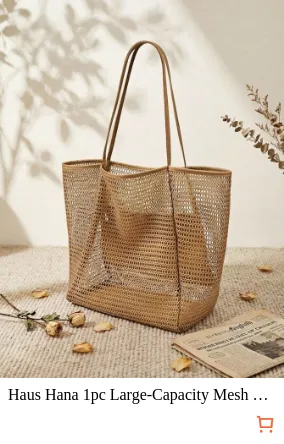 Haus Hana 1pc Large-Capacity Mesh...