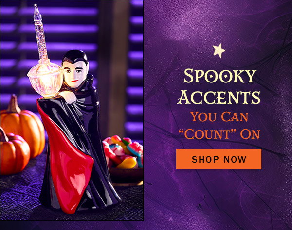 Spooky Accents You Can Count On. Shop Now. Count Dracula Halloween Bubble Light 