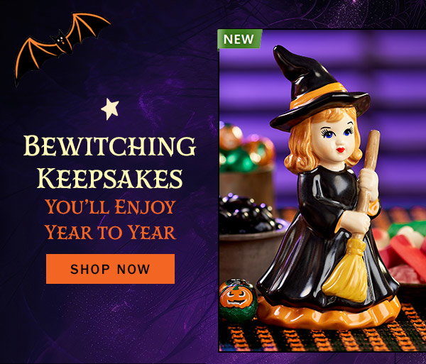 Bewitching Keepsakes You'll Enjoy Year to Year. Shop Now. New: Esmeralda the Good Witch Halloween Ceramic Figurine