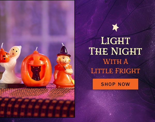 Light the Night With a Little Fright. Shop Now. Halloween Candle Trio