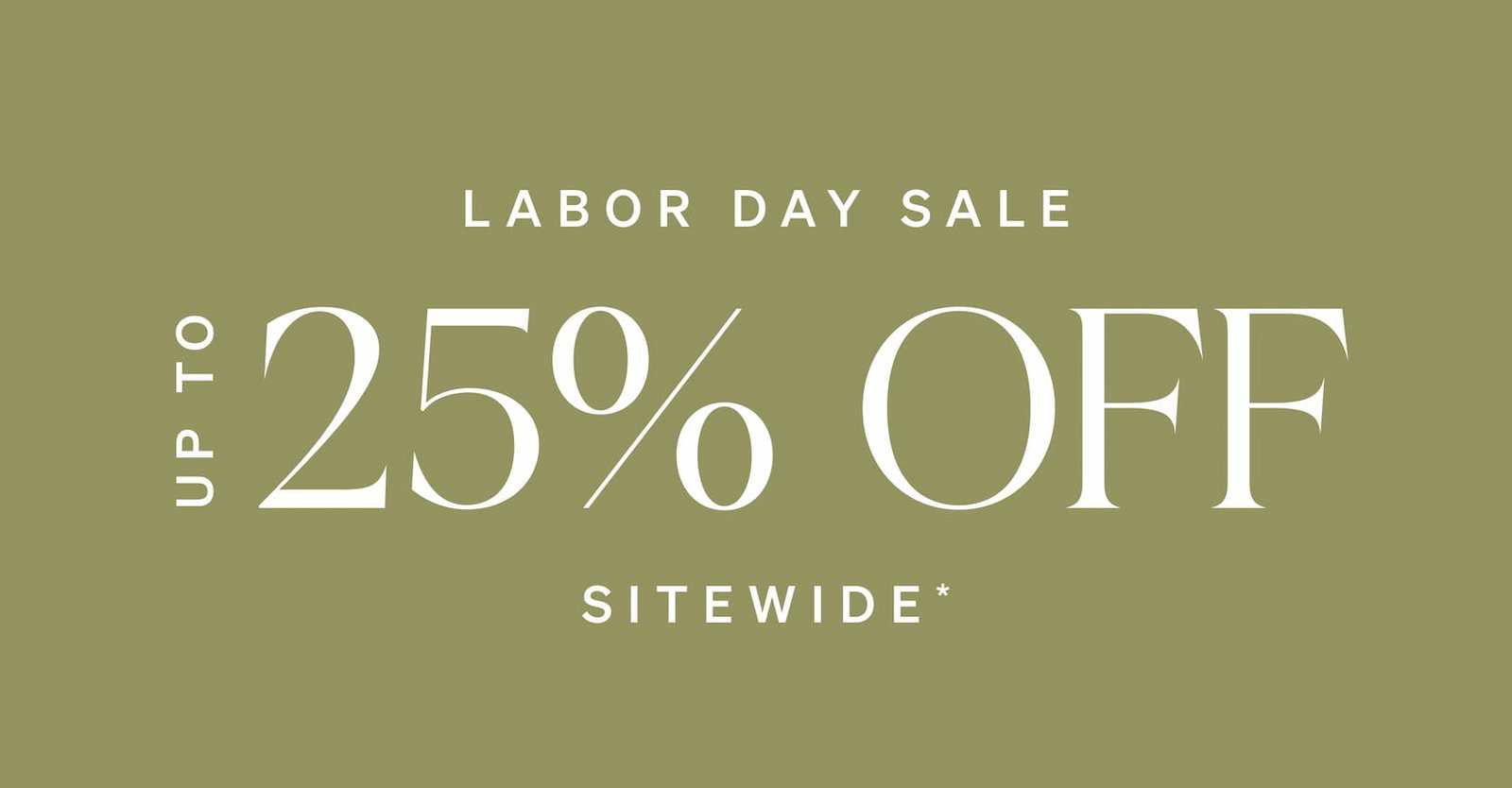 Shop Labor Day Sale