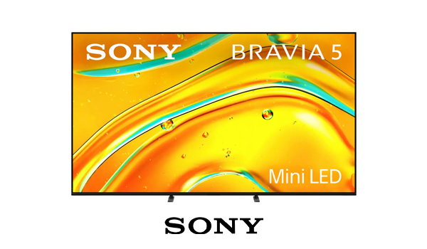 BRAVIA 5 55 inch Class Mini LED 4K HDR Google TV (2025)