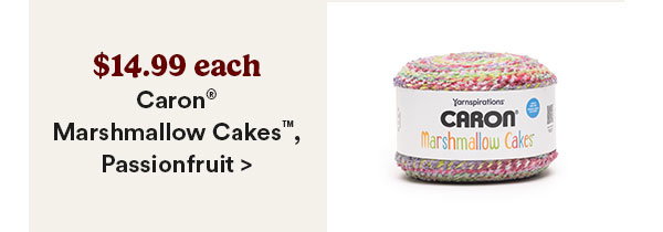$14.99 each Caron® Marshmallow Cakes, Passionfruit >