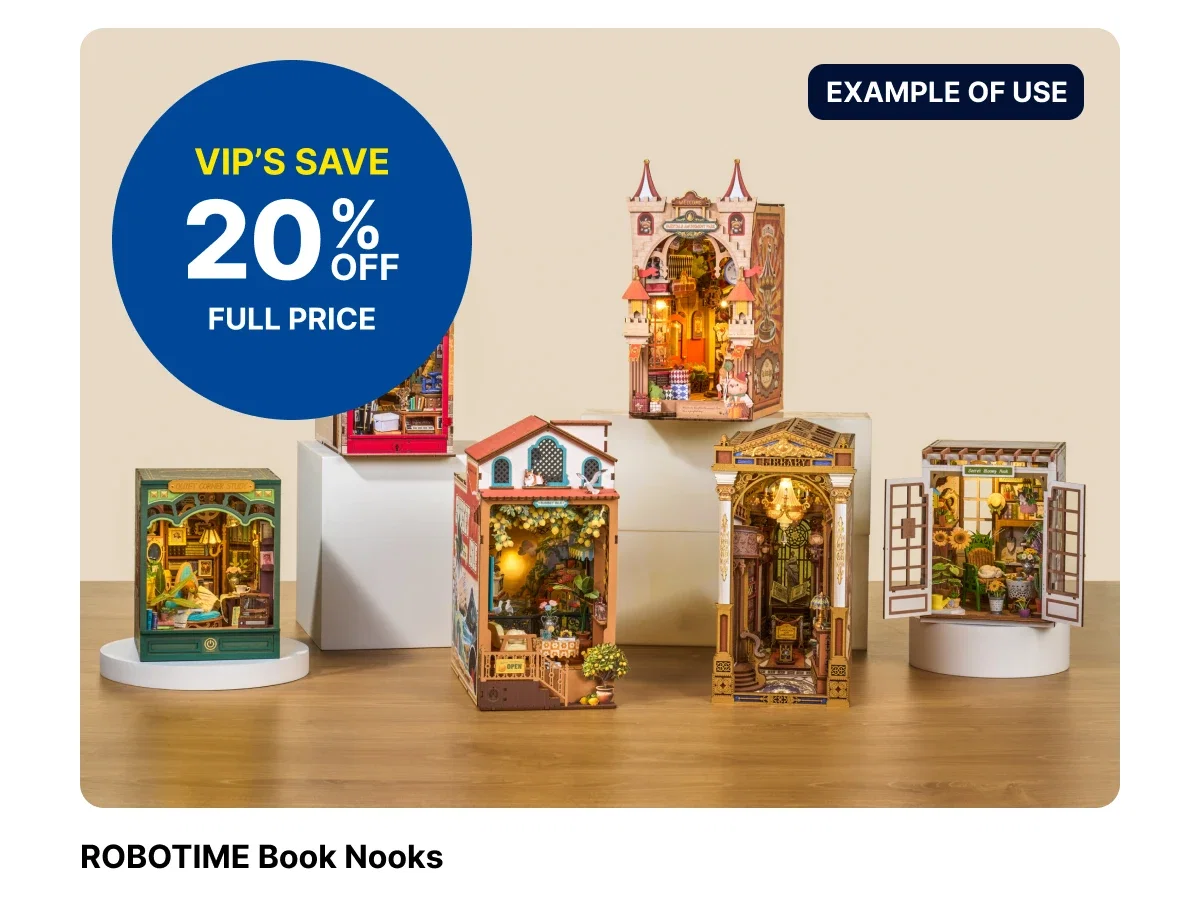 ROBOTIME Book Nooks