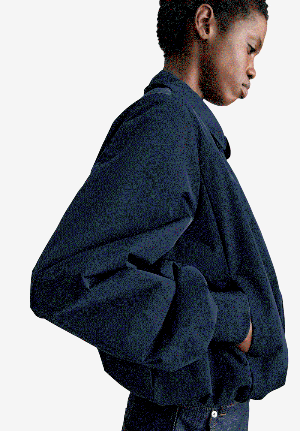 A.P.C. shirts on rocks GIF