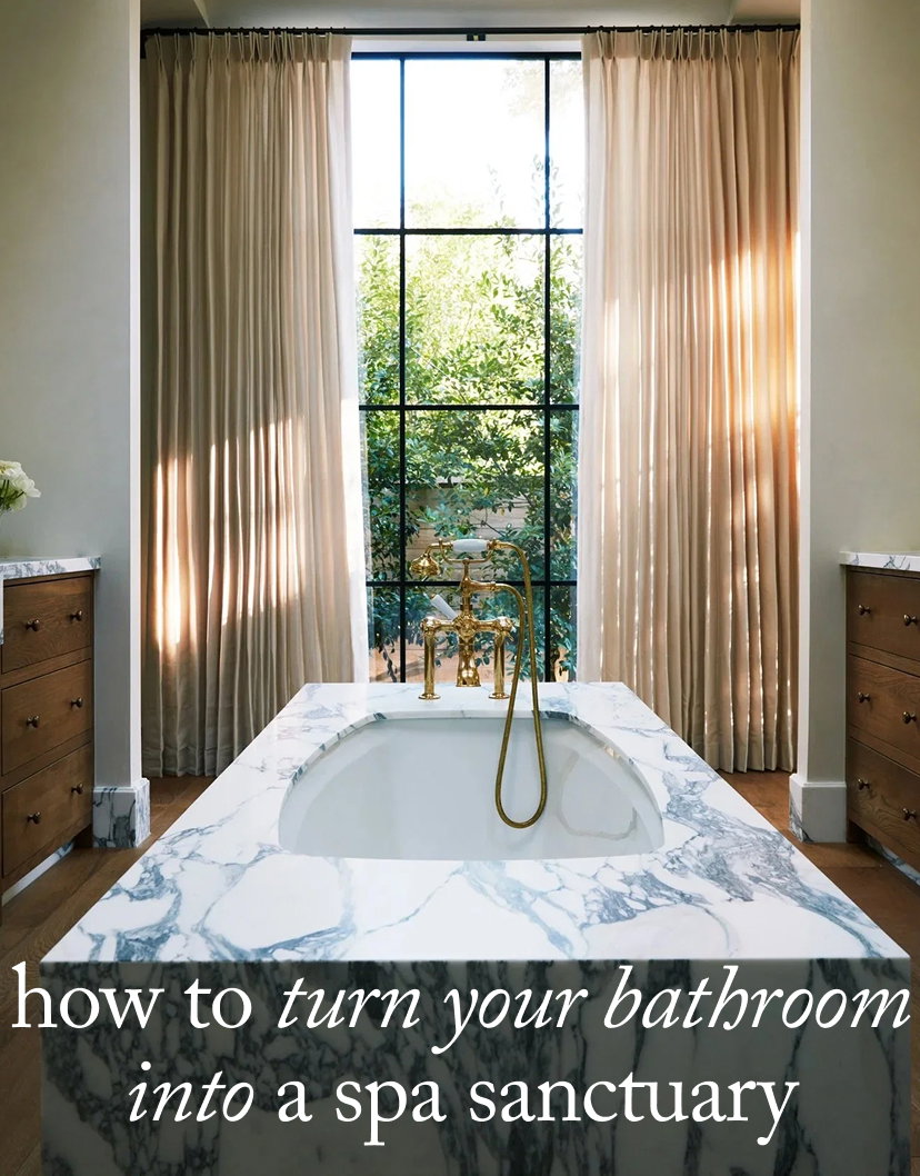 how to Turn Your Bathroom Into a Spa Sanctuary