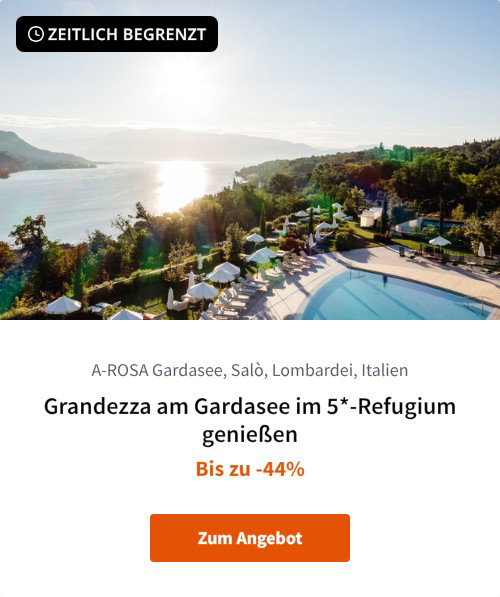 Grandezza am Gardasee im 5*-Refugium genießen