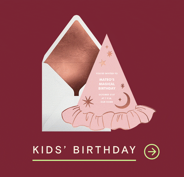 KIDS' BIRTHDAY
