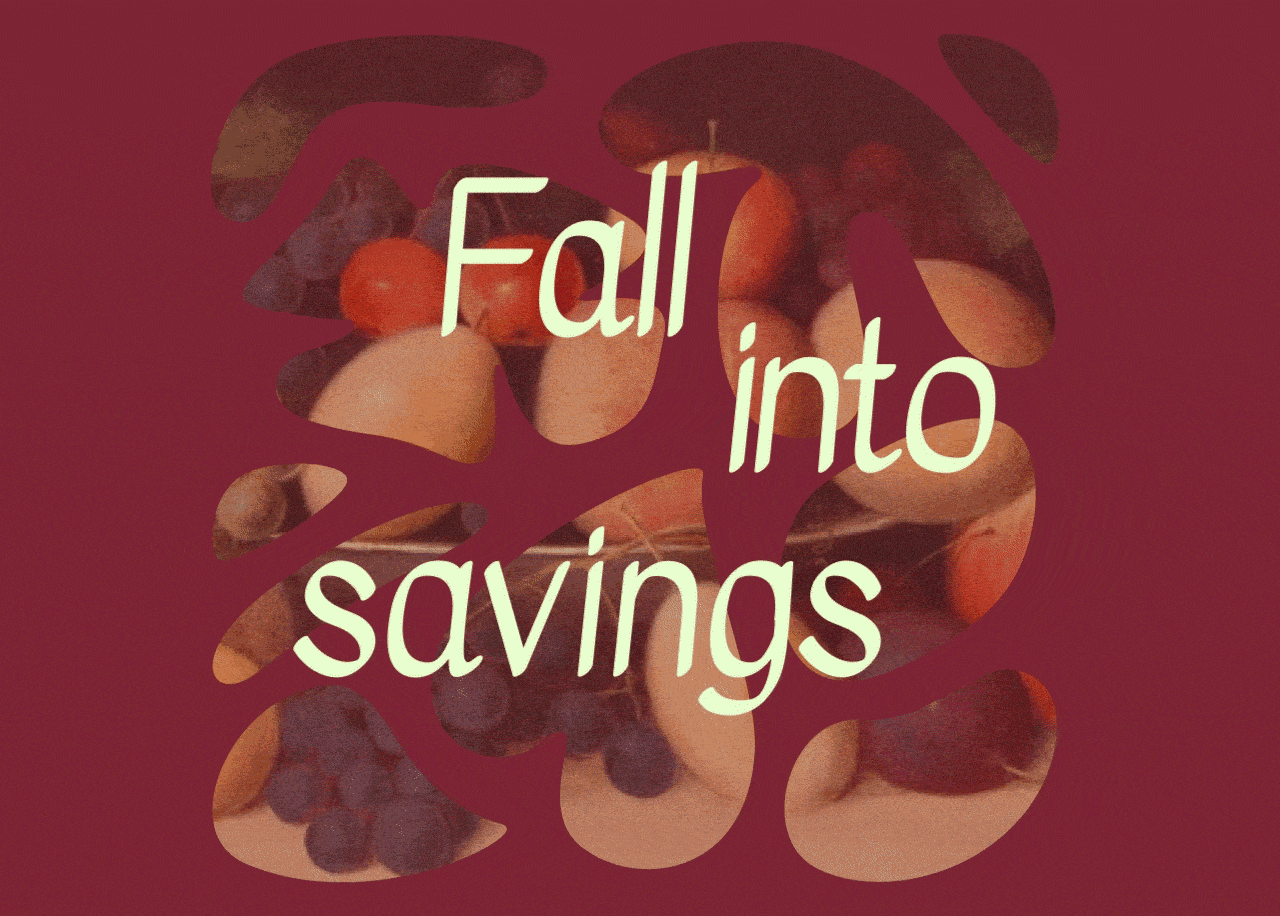 Fall into savings