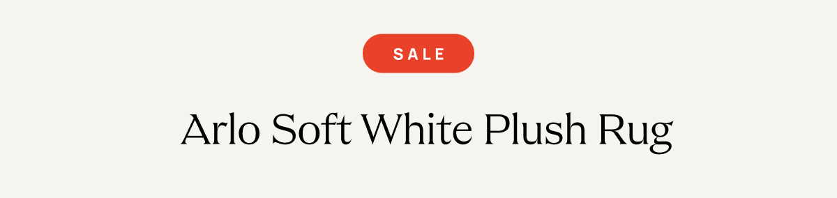 Arlo Soft White Plush Rug | Save On This Style 