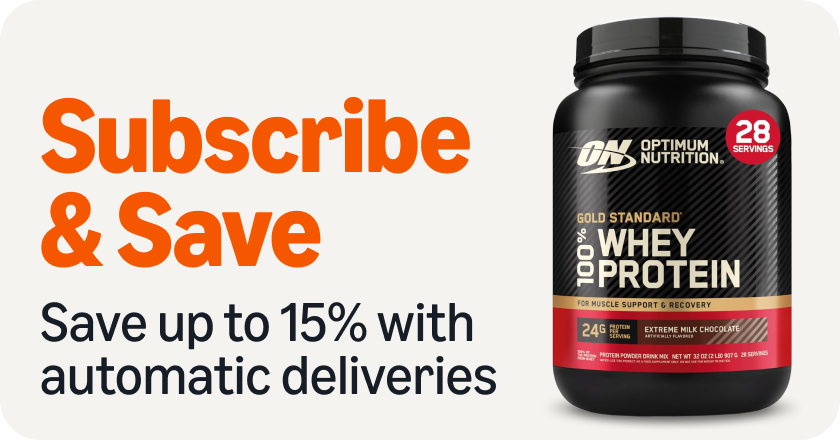 Subscribe and save up to 15%