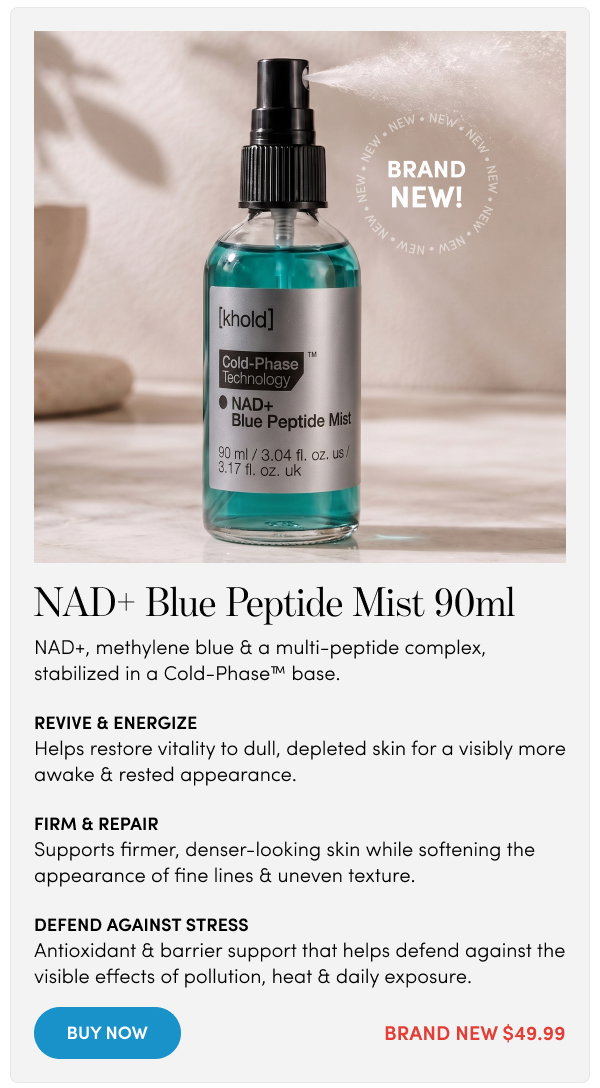 NAD+ Blue Peptide Mist 90ml – BRAND NEW $49.99