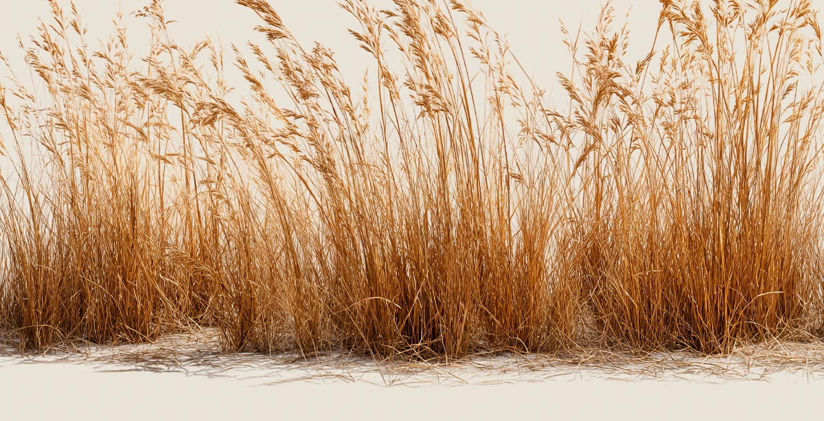 Picture of grass in sand.