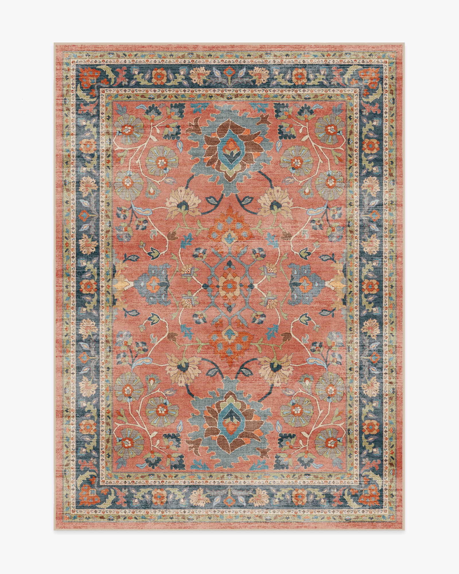 Image of Calabria Coral Multicolor Rug