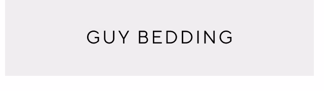 Guy bedding