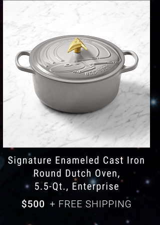 Signature Enameled Cast Iron Round Dutch Oven, 5.5-Qt., Enterprise - $500 + FREE SHIPPING