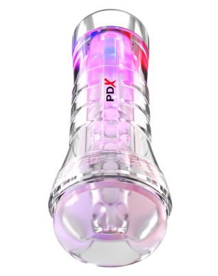 PDX Elite ViewTube™ XXL See-Thru LED Stroker