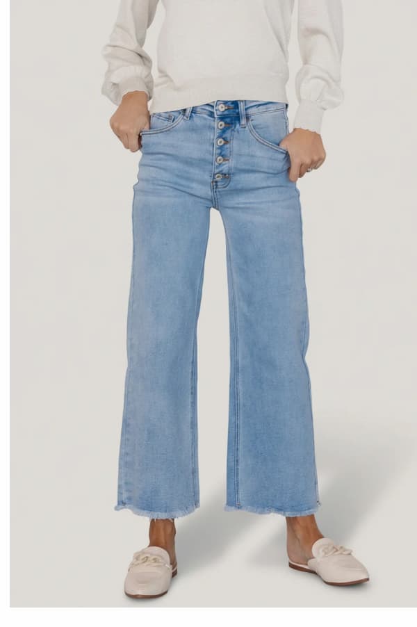 Brody High Rise Wide Leg Jeans