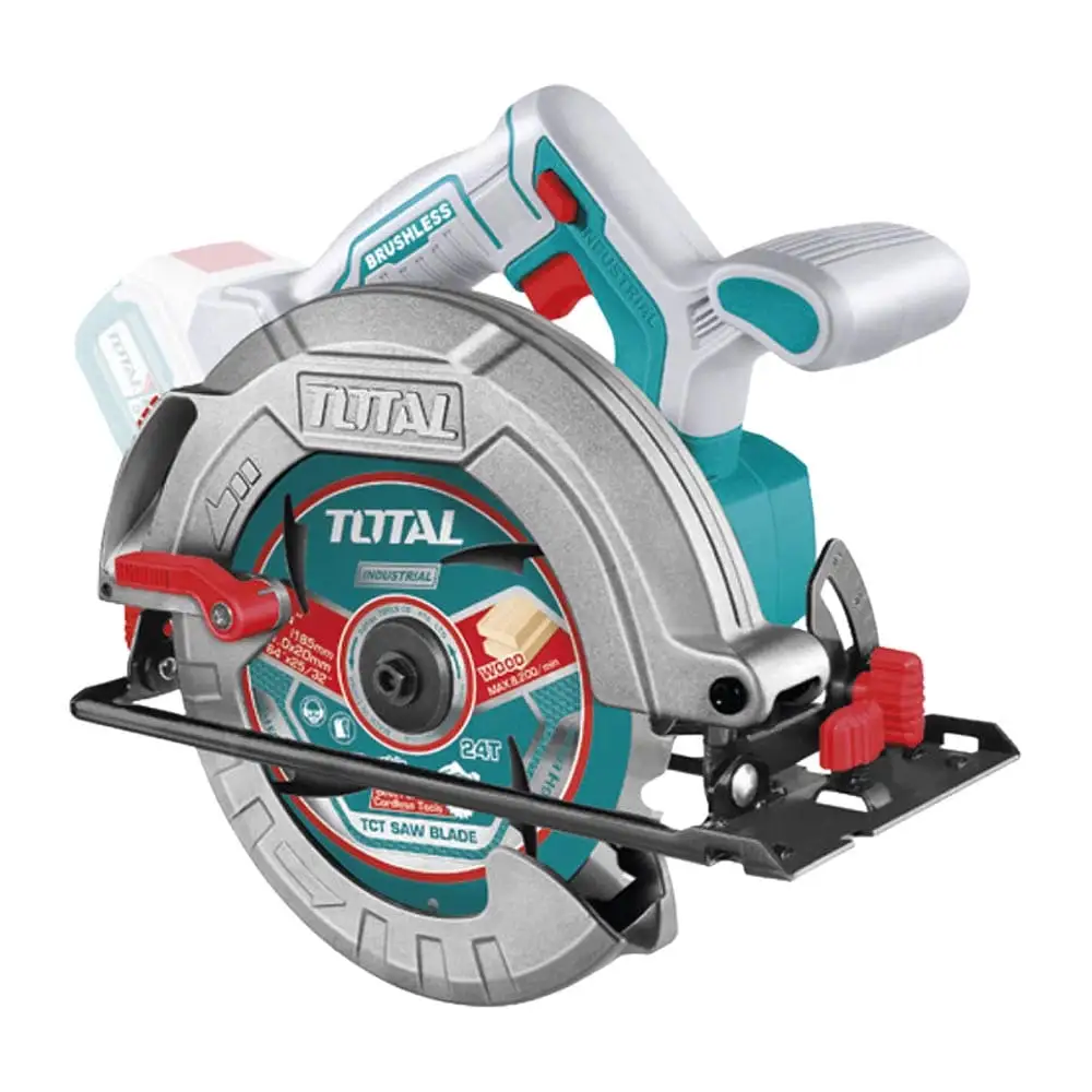 Sierra circular 7-1/4” 20 V sin carbones TOTAL