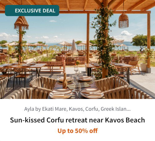 Sun-kissed Corfu retreat near Kavos Beach
