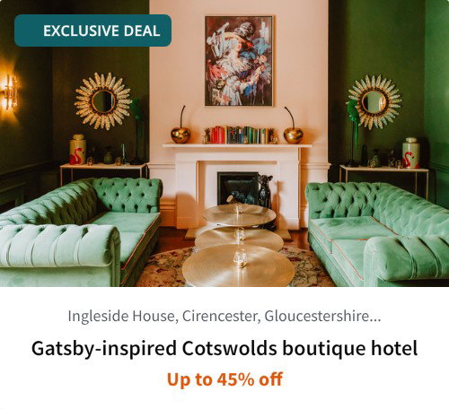Gatsby-inspired Cotswolds boutique hotel