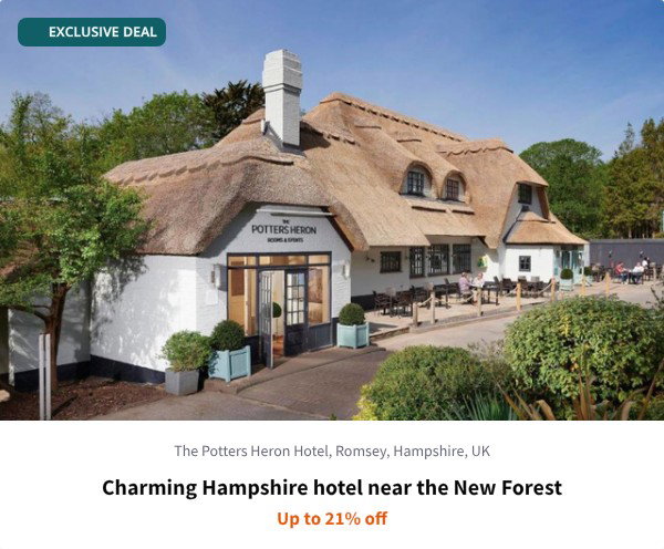 Charming Hampshire hotel near the New Forest