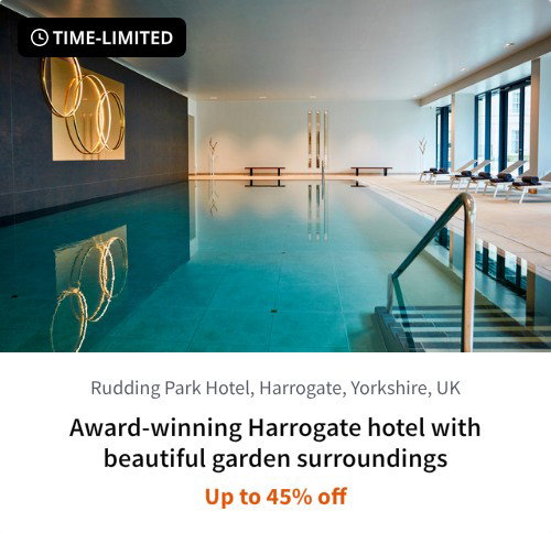 Award-winning Harrogate hotel with beautiful garden surroundings