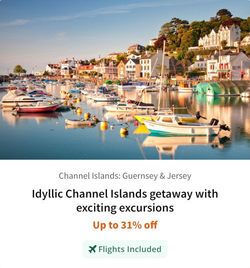 Idyllic Channel Islands getaway with exciting excursions