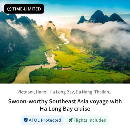 Swoon-worthy Southeast Asia voyage with Ha Long Bay cruise