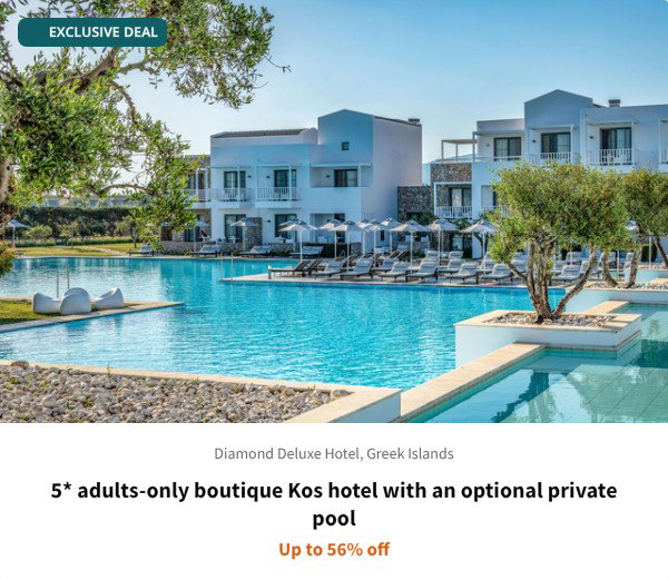 5* adults-only boutique Kos hotel with an optional private pool