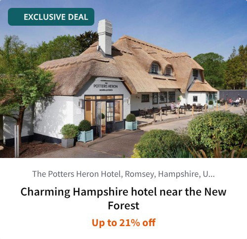 Charming Hampshire hotel near the New Forest