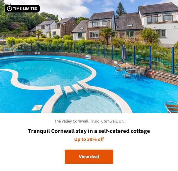 Tranquil Cornwall stay in a self-catered cottage