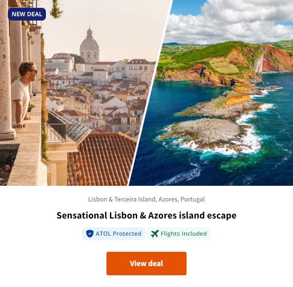Sensational Lisbon & Azores island escape