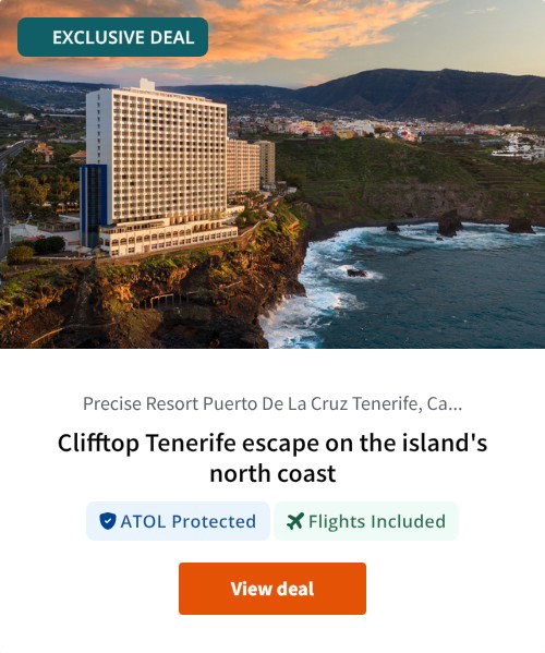 Clifftop Tenerife escape on the island's north coast