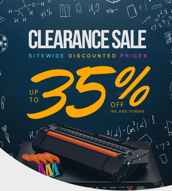 Clearance Sale - up to 35% off