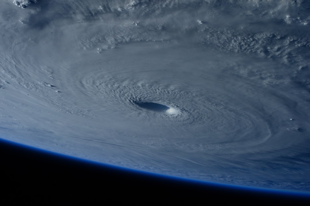 Hurricane seen from space