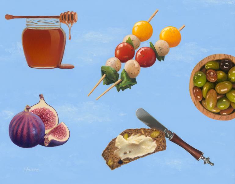 painting of fruits and vegetables