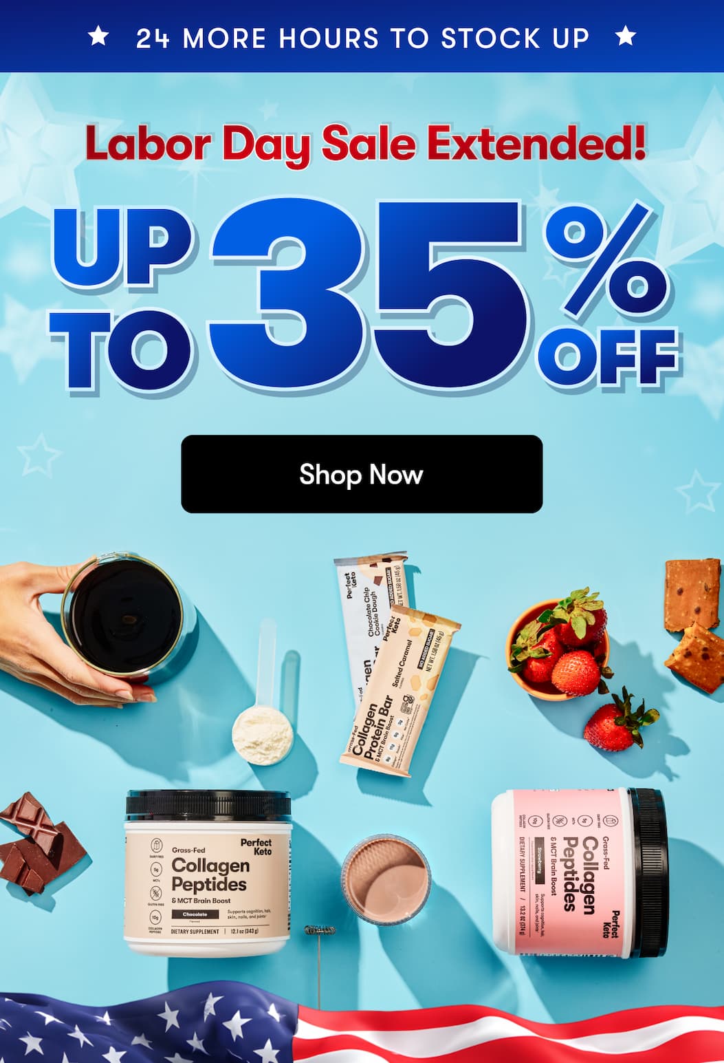 Up to 35% Labor Day Sale Extended