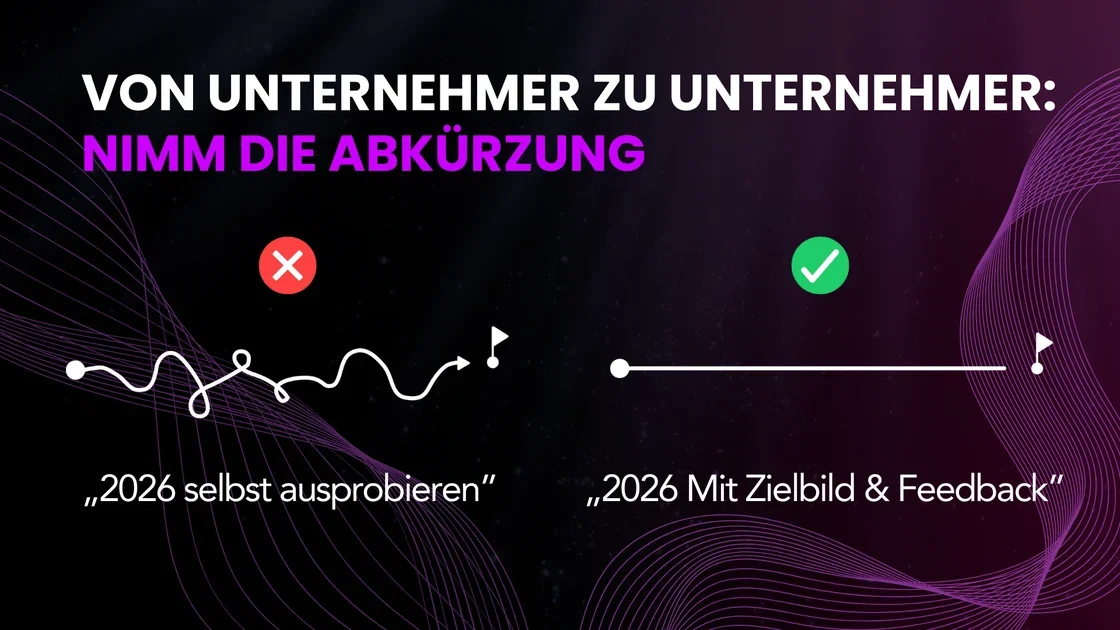 Nimm die Abkürzung 