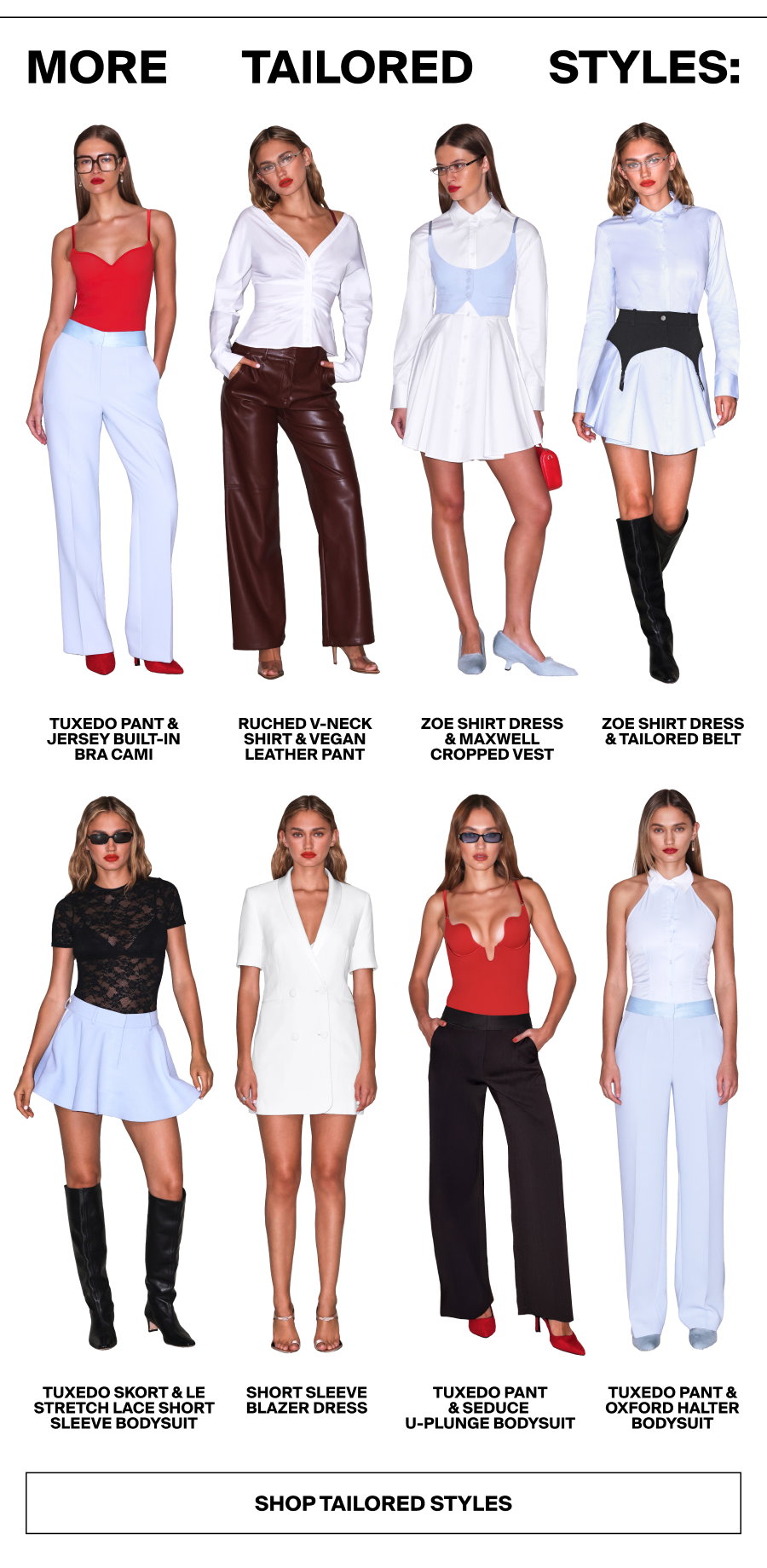 More Tailored Styles