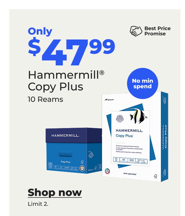 Only $47.99 Hammermill® Copy Plus - Shop now