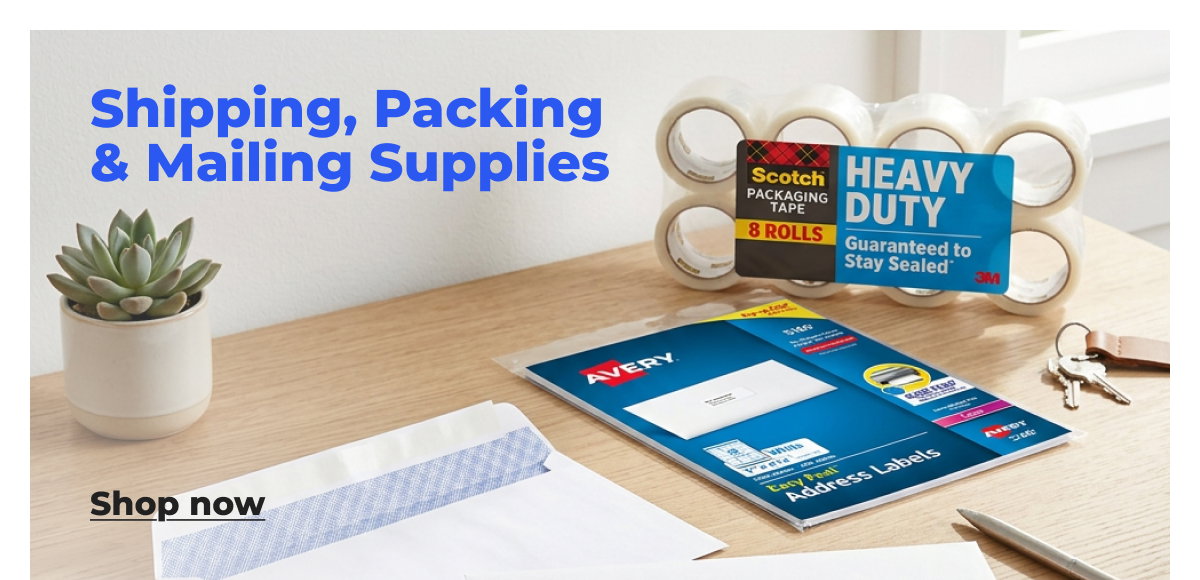 Shipping, Packing, & Mailing Supplies - Shop now