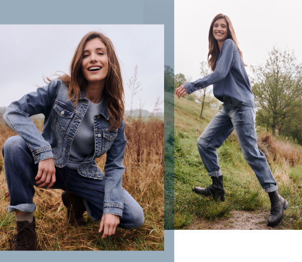 Relaxed Fit Jeans, Barrel-Form