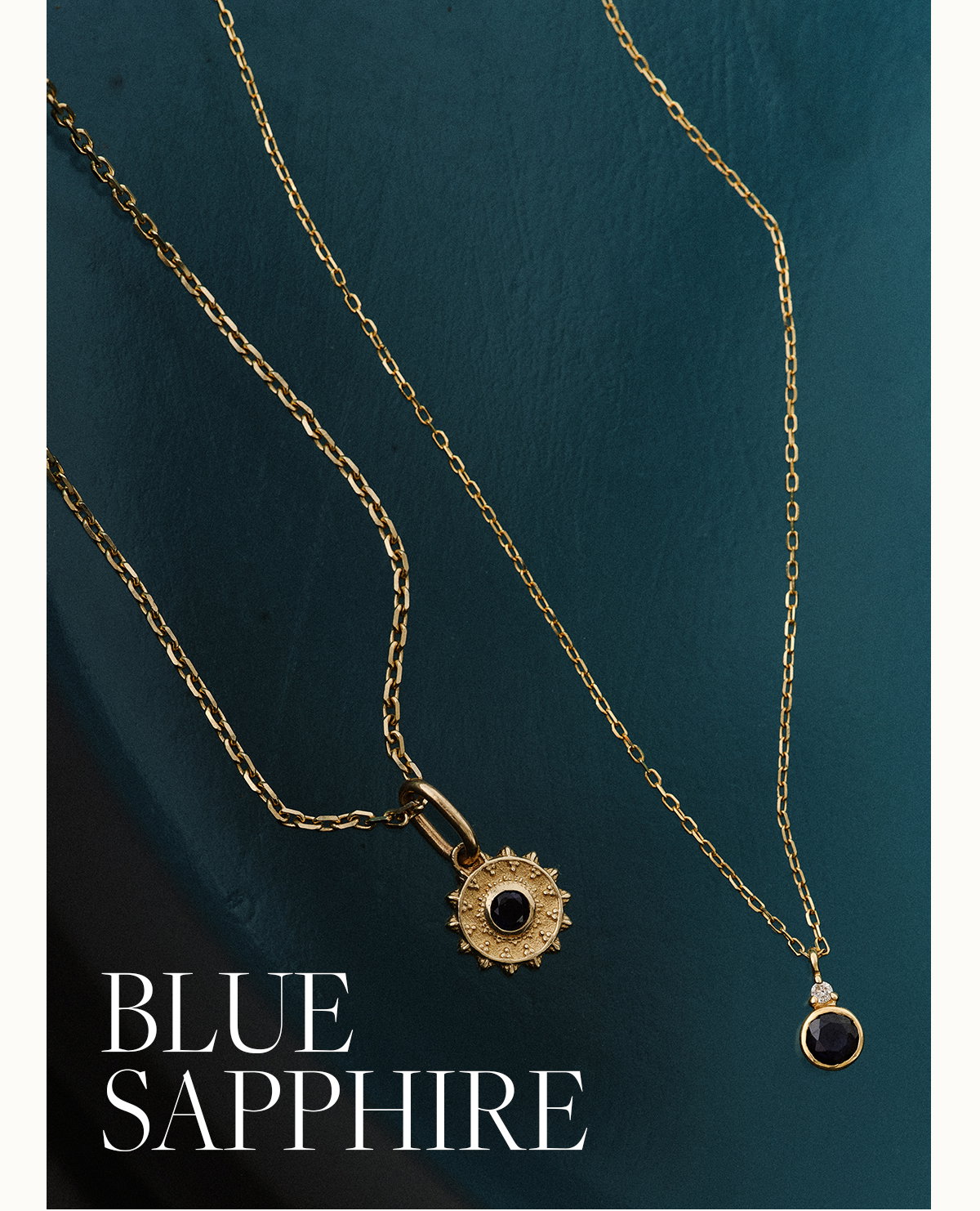 September birthstone blue sapphire